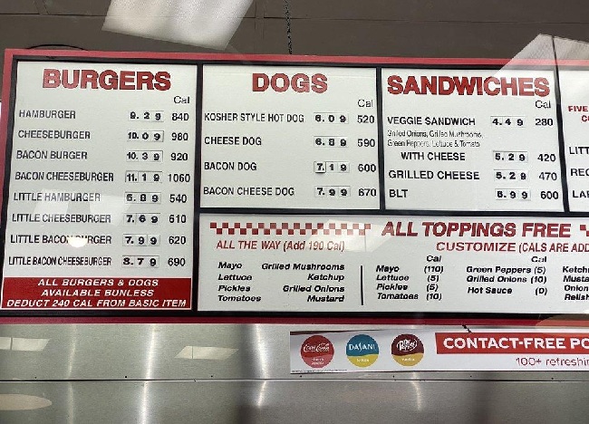 Five Guys Menu Prices In United States Costfinderr 